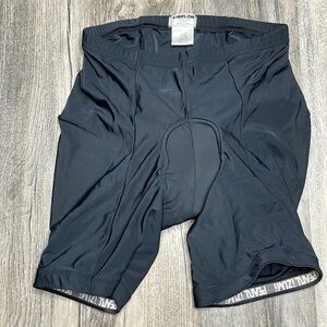 Pearl Izumi for Women’s Black Padded Spandex Cycling Shorts, size large